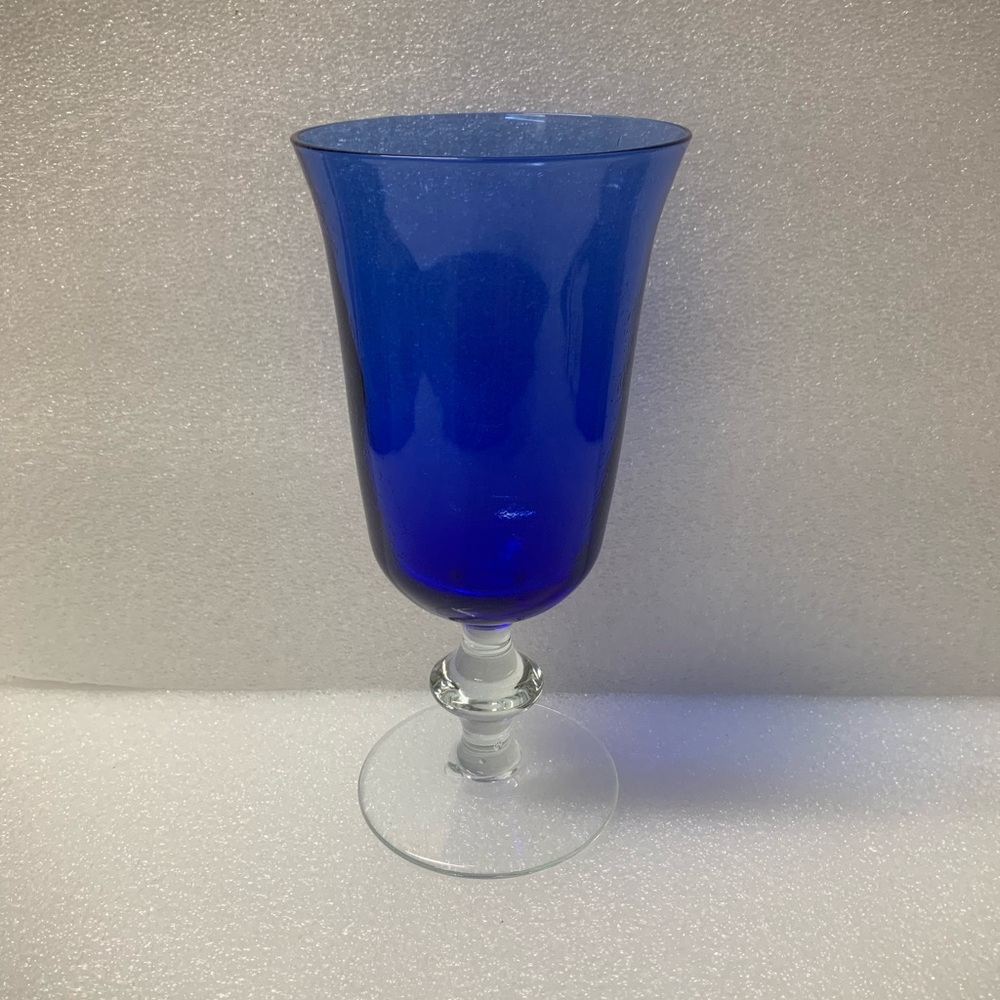 Cobalt Blue Water/Tea Glass
